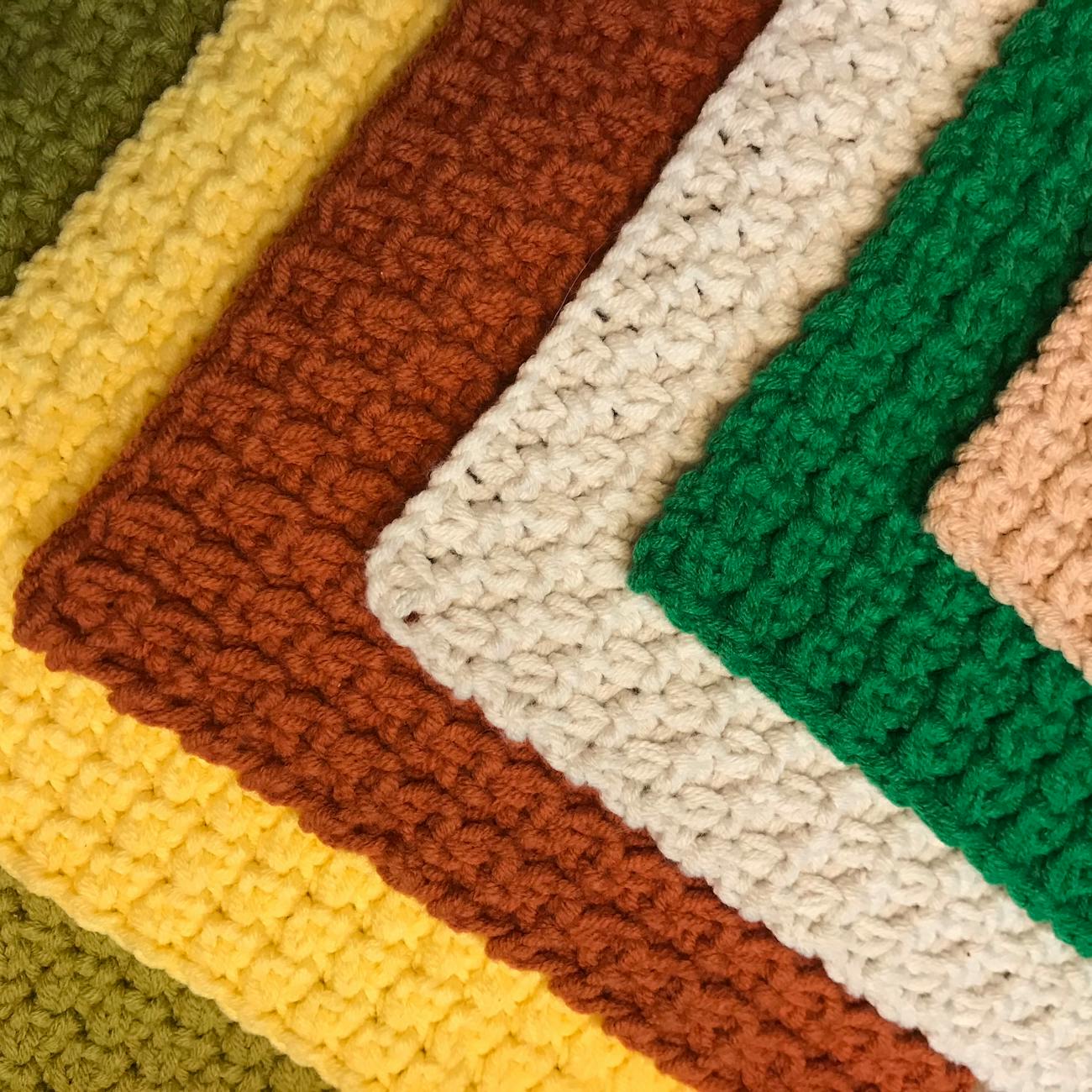 Gebreide plaid deken